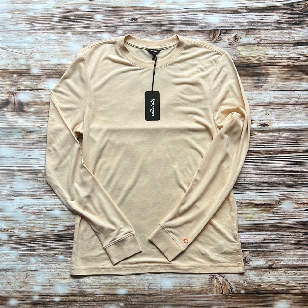 💚 Allbirds The TrinoXO Long Sleeve Tee (Classic Fit) Aspen